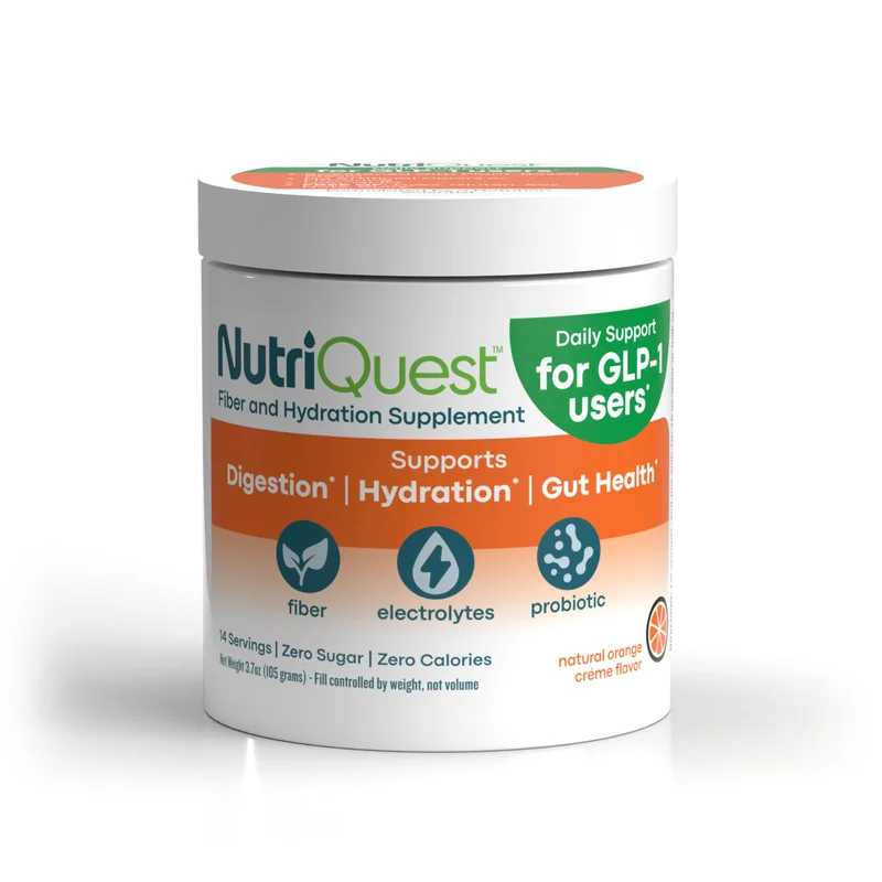 NutriQuest Fiber & Hydration — Orange Creme