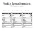 David Protein Bars — Variety, 6 pack — nutrition facts 2