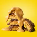 FitCrunch Baked Bars — Chocolate Peanut Butter, 12 count — bar texture