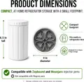 GLP-1 Fridge Case — Zepbound/Mounjaro/Trulicity — jar dimensions