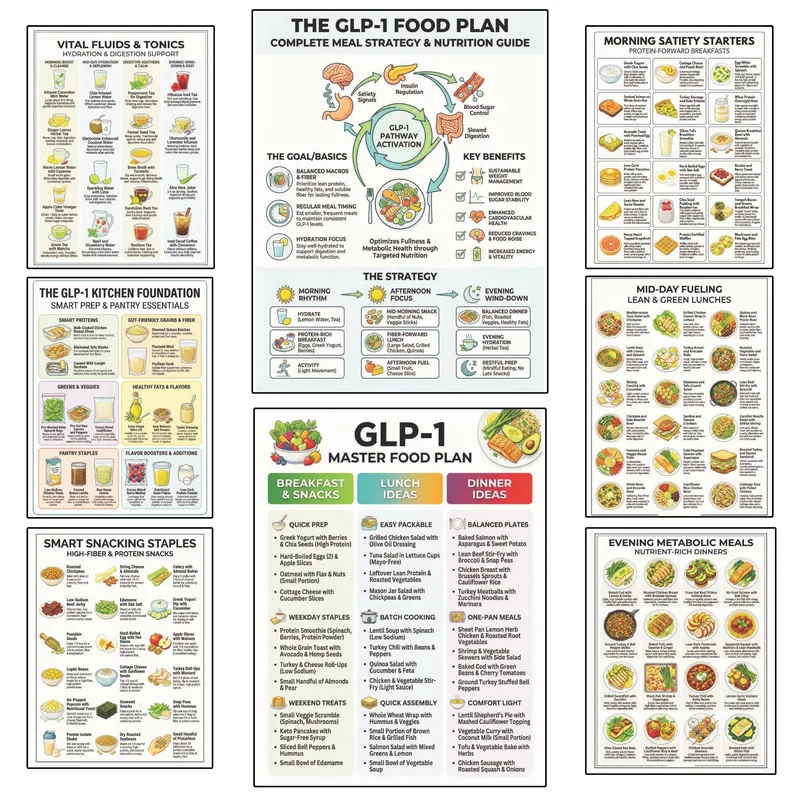 GLP-1 Inspired Meal Plan Chart
