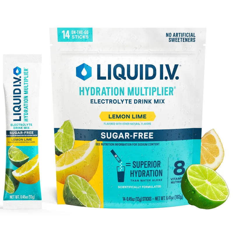 Liquid I.V. Sugar Free — Lemon Lime, 14 count
